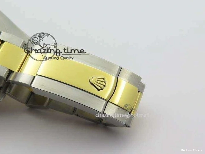 0213 AllSeason DateJust II 116333 SS YG 41mm EW Best Edition Black Dial Gold Roman Markers On SS Bracelet A 3826